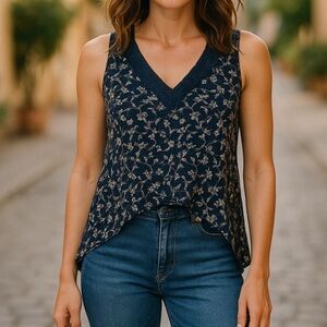 American Rag Cie Shark Bite Tank | SIZE S